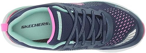 Skechers Kids Ultra Groove-Miss Hydro Sneaker, Navy/Multi, 1 US Unisex Little Kid | Image 4