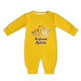 [ロニコン] ロンパース ベビー服 ライオンキング ベビーロンパース 赤ちゃん服 パジャマ 新生児服 カバーオール 長袖 子供服 男の子 女の子 9-12M