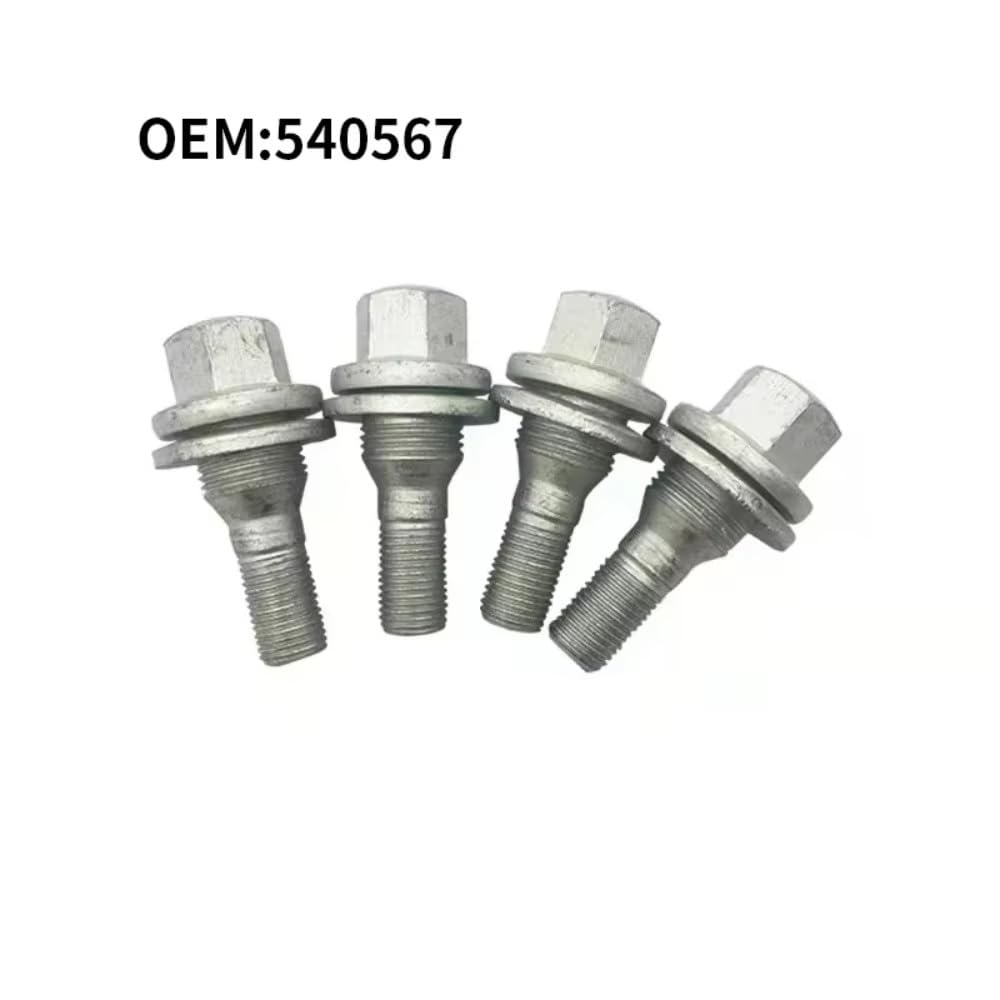 pernos rueda Compatible Con Citroen Para Ds Para C6 Pernos Rueda Coche 1 Pieza/4 Piezas Rueda Para Juego Pernos Tuerca Para Cubo Perno Neumático(4 PCS)