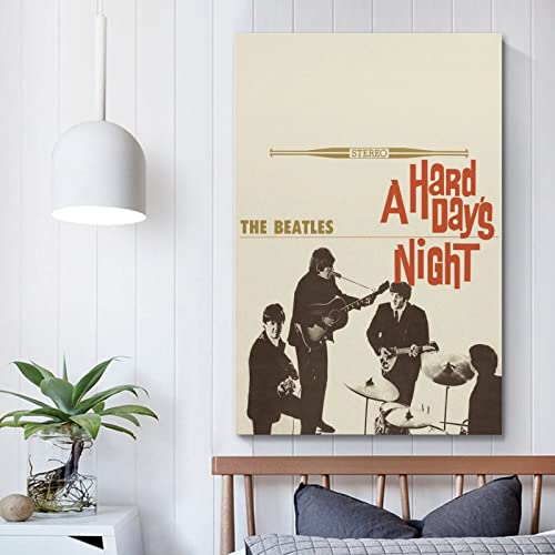 Poster décoratif sur toile pour chambre à coucher et chambre à coucher Motif The Beatles Star 60 x 90 cm - Les Beatles, Paul McCartney, John Lennon, RIngo Starr, George Harrison Poster décoratif sur toile pour chambre à coucher et chambre à coucher Motif The Beatles Star 60 x 90 cm – Image 6