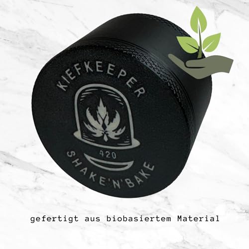 KiefKeeper – Premium XL Pollen Shaker | 3D-gedruckter Hashmaker mit 125µm Edelstahlsieb | Made in Germany | Pollenfilter für Trimmings & Blätter | Hash Extraktor Zubehör