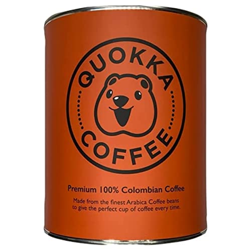 Quokka Instant Coffee - 750g (400 Cups), Smooth Medium Roast, Colombian Arabica Gold Blend, Office Catering