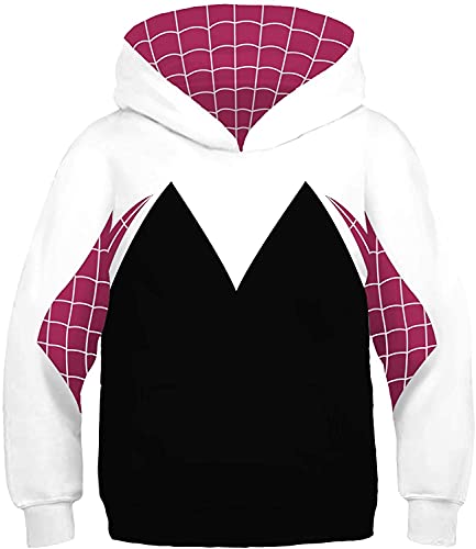 3D Bambini Felpa con Cappuccio Giacca Supereroe