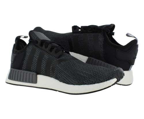 Image of adidas NMD R1 Mens Shoes Size 5, Color: Black /Grey /White-
