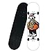 BD.Y Skateboard Standard 31 'X8' Jeunes Skateboard Professionnel Professionnel Débutant en Plein Air Rue Concave Planche À roulettes Cadeau Garçon Double Coup D'érable Conseil, Motif L