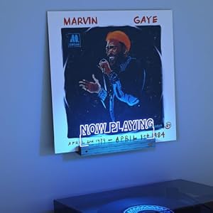 CoolGift Mart Beleuchteter Vinyl Plattenständer Wandhalterung