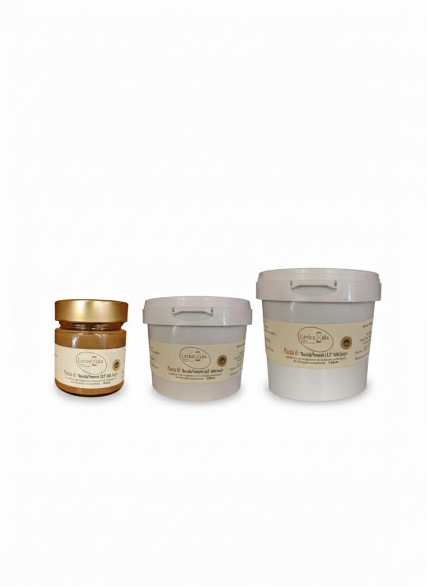 Levicciola- Pasta di nocciola PURA 100% Piemonte IGP Langhe - Senza zuccheri aggiunti, senza glutine e lattosio, Ideale per dolci gourmet e colazione - 500g