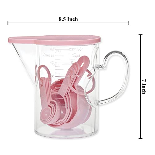 Set de 10 Piezas de Vasos y Cucharas Medidoras de Plástico miniatura 2