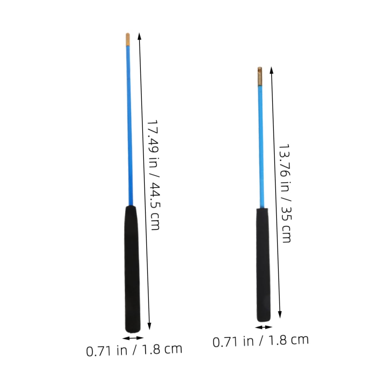 Anneome Diabolo Juggling Sticks Set 2 Pairs Fitness Handsticks for Elderly Acrobatics Juggling Anti-Slip Handle Indoor/Outdoor