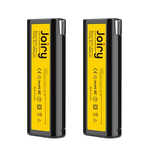 2-Pack Replacement Paslode Battery, 6V 4000mAh Ni-MH, Rechargeable - Compact Battery with Higher Safety & Longer Runtime - Compatible with Paslode 404717, B20544E, BCPAS-404717, 404400, 900400, 901000