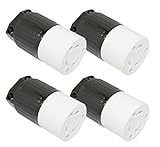 Superior Electric (4 Pack) 30 Amps/125V/Twist Lock 3-Wire Receptacle,YGA024F-4PK
