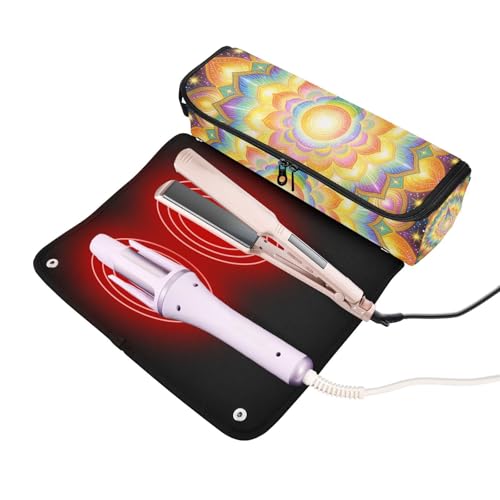 Estuche de viaje 2 en 1 para herramientas de cabello miniatura 2