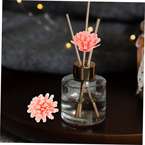 100pcs Palitos Difusores Pasivos de Aceite Esencial con Flor Artificial miniatura 4