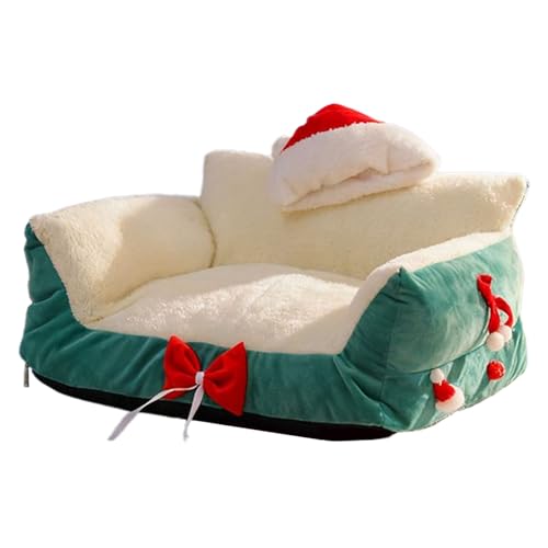 Patifirst Cuccia Per Cani | Cuccia Invernale Lavabile Con Design Natalizio - Cestino Rilassante Per Animali Domestici,Per Cuccioli Gatti Animali Interno Soggiorno Camera Da Balcone Appartamento Casa