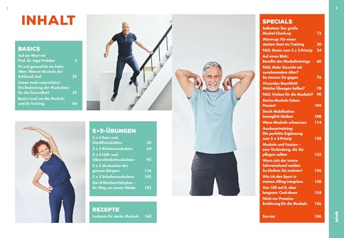 Das 5x5-Prinzip: Mit starken Muskeln länger und gesünder leben - für alle ab 55 (GU Fitness)