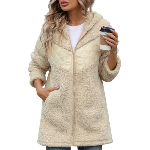 Sweat à capuche zippé coupe ample contre le froid et le vent d'hiver