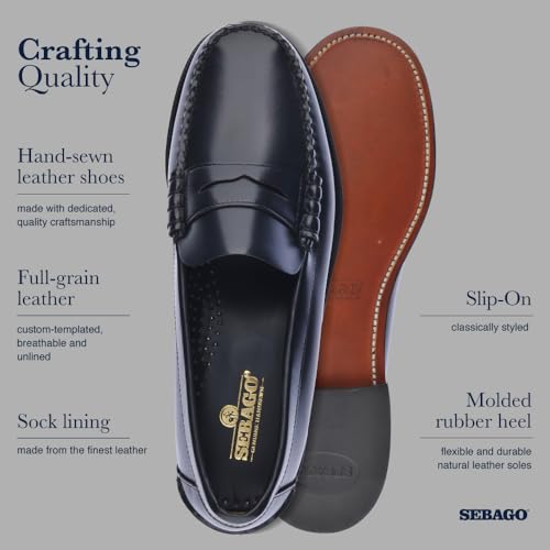 Image of Sebago Men's 7000300-908 - Classic Dan 12.5 M Blue Navy