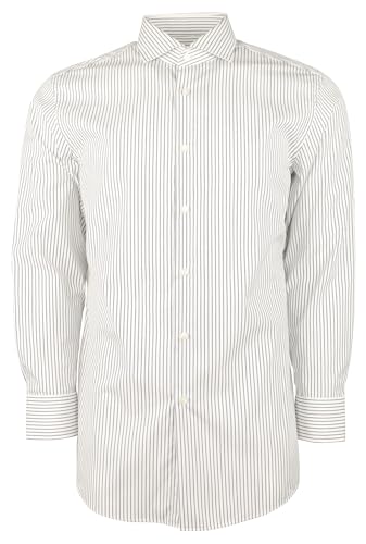 BOSS Hugo Boss Hugo Boss Men's Mark Sharp Fit Easy Iron Long Sleeve Shirt-DB-17-1/2 (34/35) Dark Blue