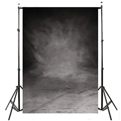 Fond photo rétro gris 150x300 cm en tissu pour studio de photographie
