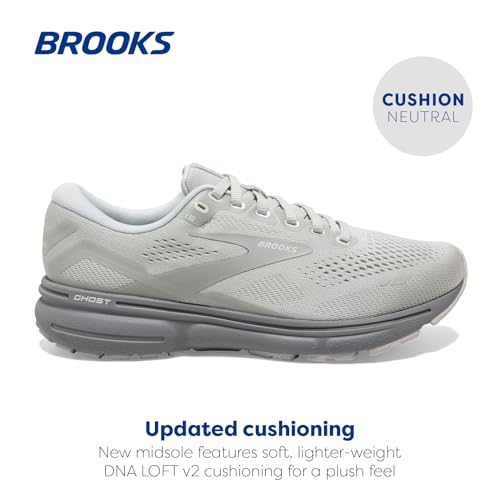 Brooks Brooks Women's Ghost 15 Neutral Running Shoe - Illusion/White - 5.5 Medium