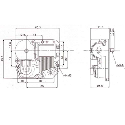 Pursuestar You are My Sunshine Music Box, Yunsheng Wind Up Clockwork Musical Mechanism Movement for DIY Music Boxes Replacement