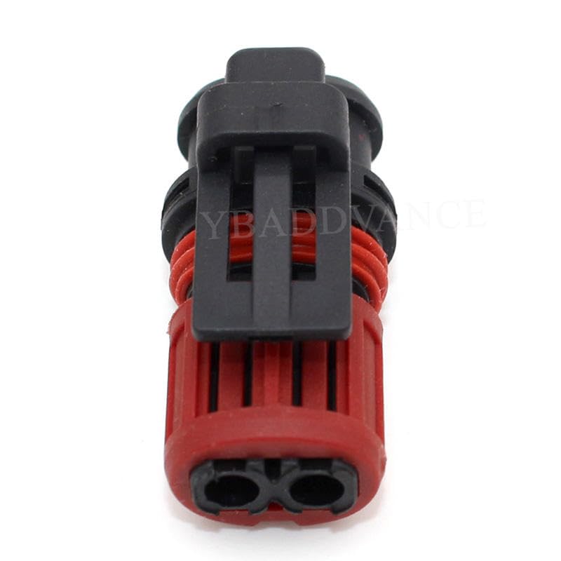 1337245-3 2 Pin Female Amp Seal Electrical Terminal Connector for Fuel Injector System - (Color Name: Female)