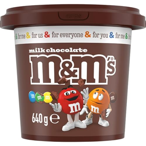 M&M's Milk Chocolate Snack and Share Party Bucket 640g