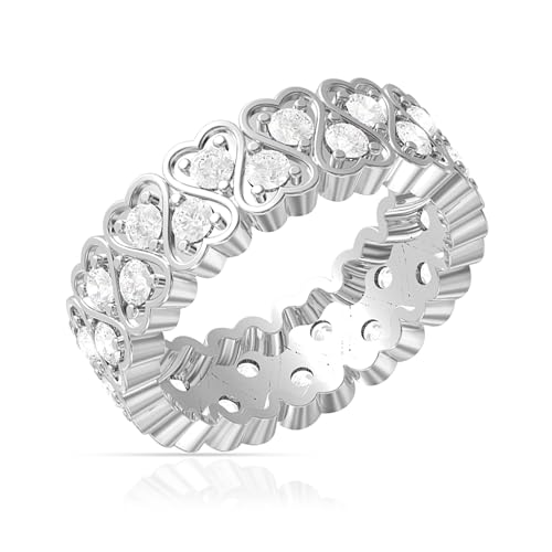 ANAYRA FINE SILVER JEWELLERY Little Multi Heart II Ring for Women...