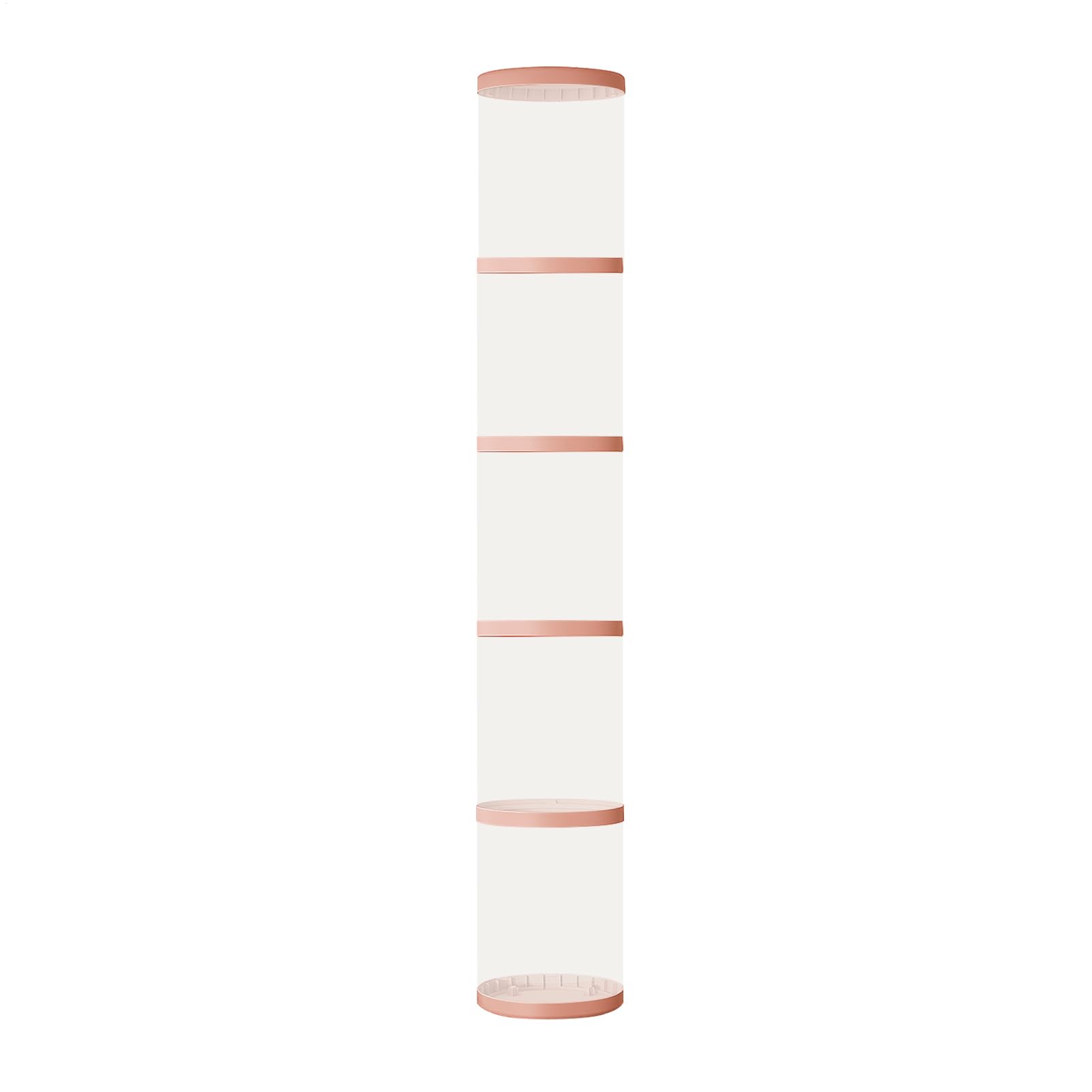 Tube de rangement pour jouets en peluche grand présentoir transparent