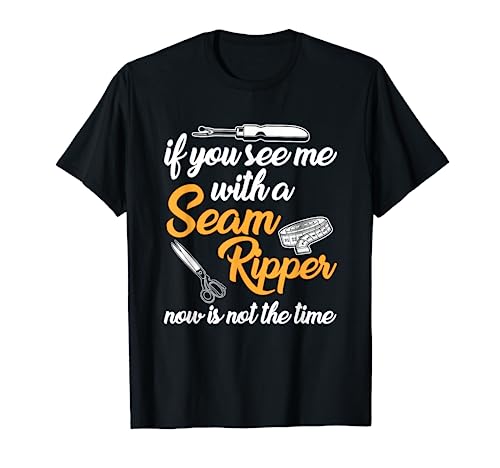Sewing Lovers If You See Me Quilting Gifts T-Shirt, Black