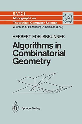 Algorithms in Combinatorial Geometry 354013722X Book Cover