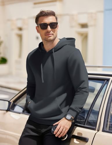 Image of COOFANDY Men's Hooded Pullover Casual Long Sleeve Drawstring Gym Hoodies Sweatshirts with Pocket