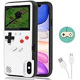 【Mehr als eine Handyhülle】- Retro-Design mit 36 Kategorien von Retro-Spielen, die erste Handyhülle kann Spiel spielen. Auffällige und lustige Hülle für Apple iPhone