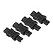 Lazmin112 4 STÜCK IEC320 C8 AUF IEC320 C7 Netzstecker-Konverter, 2500 W 10 A 2,5 A 250 V PVC-Kuffermaterial-NetzEl für PDU-Chassis, Laptop, Computer, USV-Steckdose