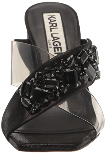 Karl Lagerfeld Paris Women's Rosina Crisscross Heeled Sandal2