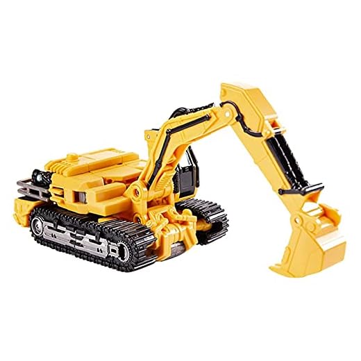 Transformator Toy Deluxe-Class Ko Excavator deformerbar modellskrot - metall, 5,5 tum