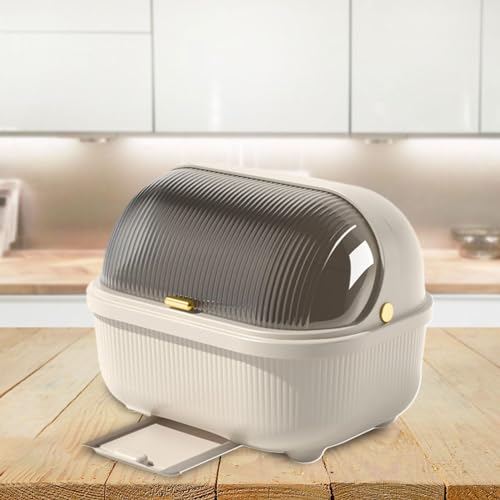 Image of Dish Drying Rack for Kitchen Dustproof Chopsticks Holder Dish Drainer milk coffee M|Racks & Holders|Home & Garden