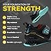 Weightlifting Shoes - High Stability Squat Shoes for Men Women with Non-Slip Rubber Sole, Wide Toe Box & Heel Support for Lifting Powerlifting, Gym, Green