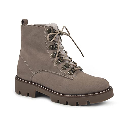 WHITE MOUNTAIN Botas de senderismo para hombre, Arena/Suedette, 39.5 EU