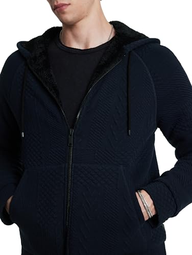 John Varvatos Men's Trenton Sherpa Hoodie2