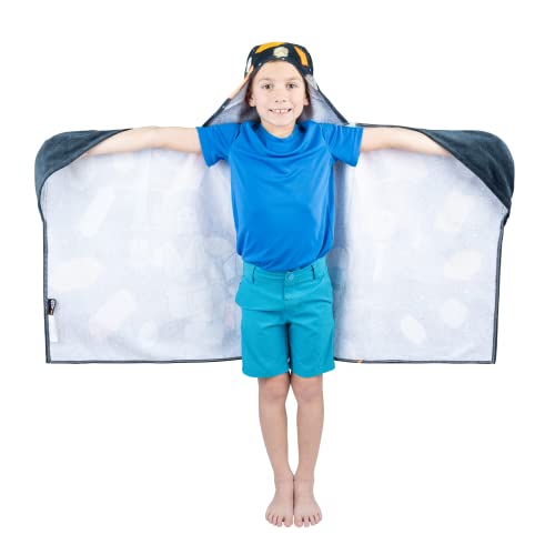 Franco Lego Star Wars Classic Kids Bath/Pool/Beach Soft Cotton Terry Hooded Towel Wrap, 24 In X 50 In, (Official Lego Product) #TOP3