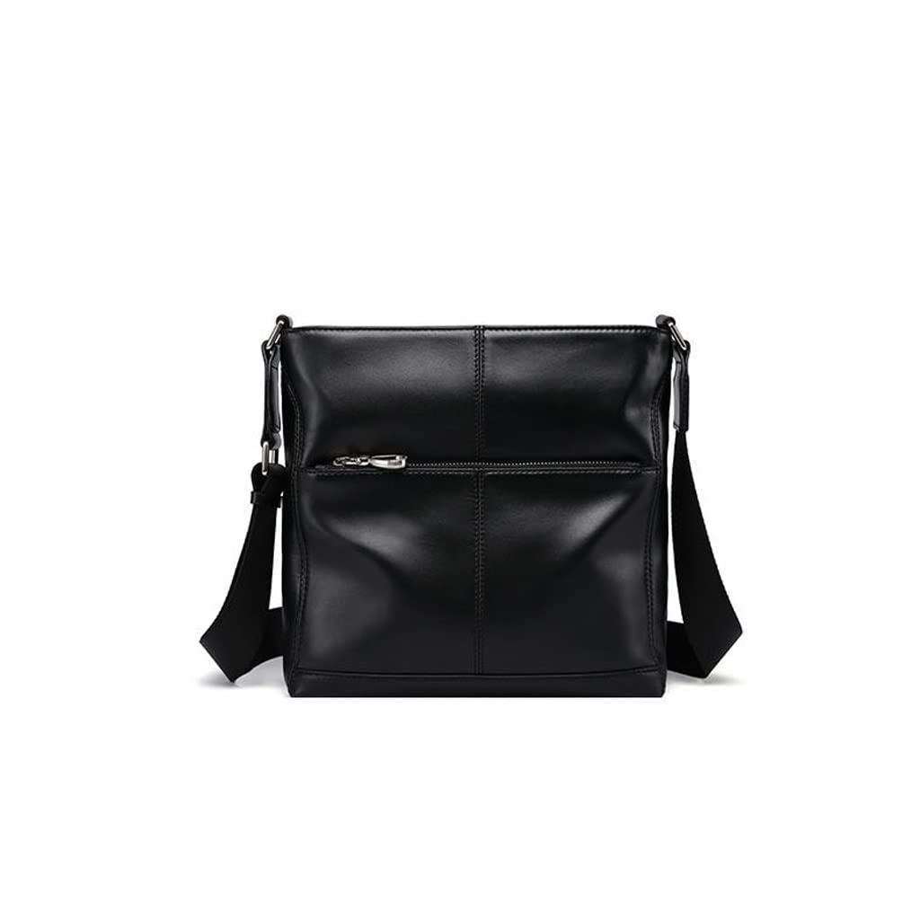 Sac de messager décontracté en cuir de vachette pour organiser vos affaires avec style