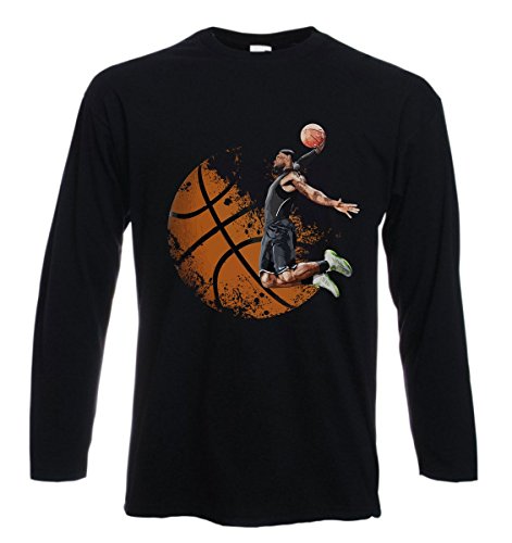 T-Shirt Manica Lunga Basket, Pallacanestro