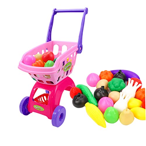 TOPofly Supermarkt Playset, Supermarkt Playset, 25 PCS PCS Educational Toy Shopping Cart Supermarket Playset mit… – Bild 4