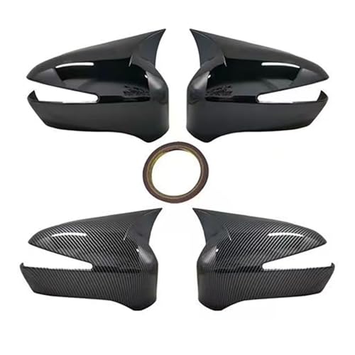 Coque rétroviseur Civic 8 cassée ? Remplacement look carbone noir brillant