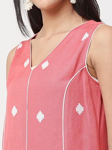 Nomad Lifestyle pink linen dress – image 6