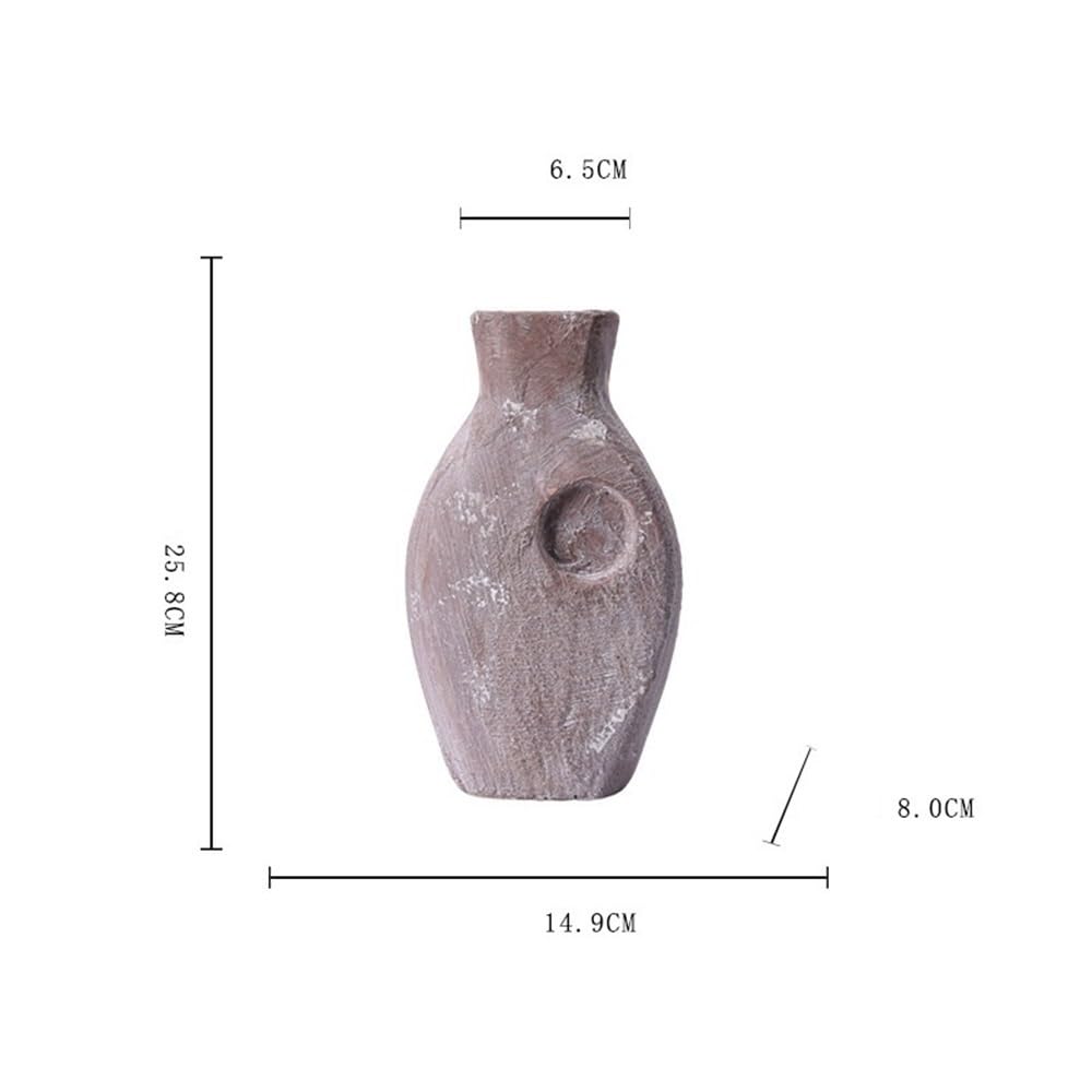 Wazon z kwiatami Kompozycja kwiatowa Ceramiczny wazon Nieregularna kompozycja Chińska ozdoba retro Wazony z kwiatami na ozdoby świąteczne