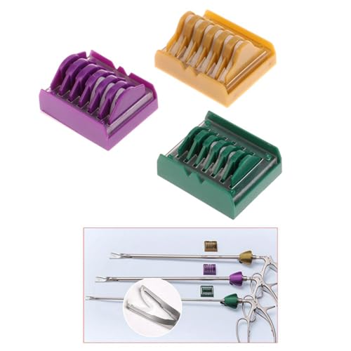 Wisyurt Laparoskopische Polymer-Ligationsclips Aus Kunststoff, Hemolok-Clips, Endoskopie, Chirurgie, Gefäßclips, Medizinische Instrumente L