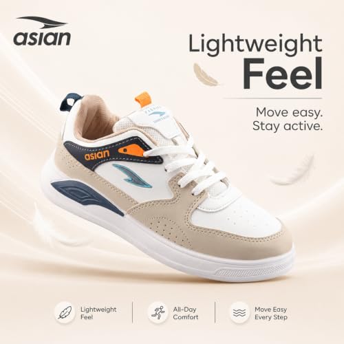 Image of ASIAN Men's TARZAN-11 Casual Sneaker Shoes with Synthetic Upper Lightweight Comfortable Mid Top Sneaker Shoes for Men's & Boy's