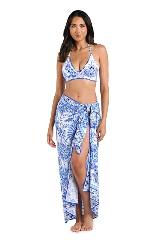 La Blanca Women's Standard Pareo Wrap Swimsuit Cover Up3